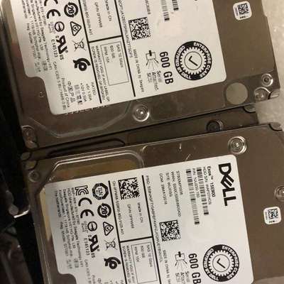 议价2.5寸DELL 1. 2tSAS接口的坏盘，外观完整，