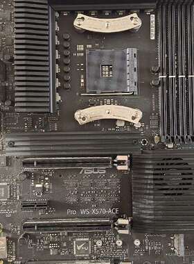 议价华硕pro ws x570-ace  am4服务器主板