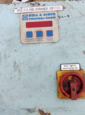 {议价}BOLLFILTER波尔 自清洗滤器控制箱，船用