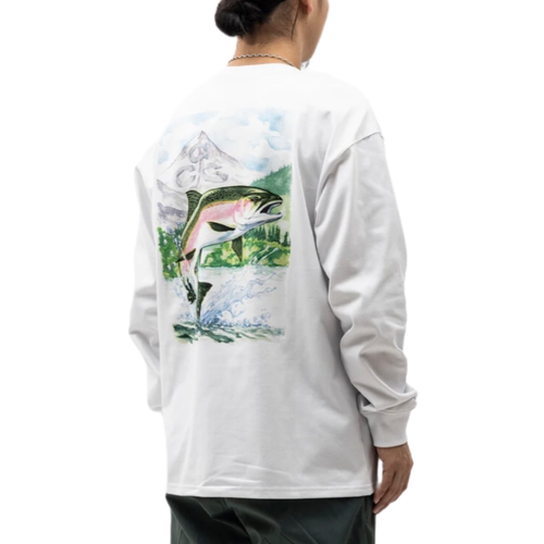 ACG垂钓印花美式长袖T恤