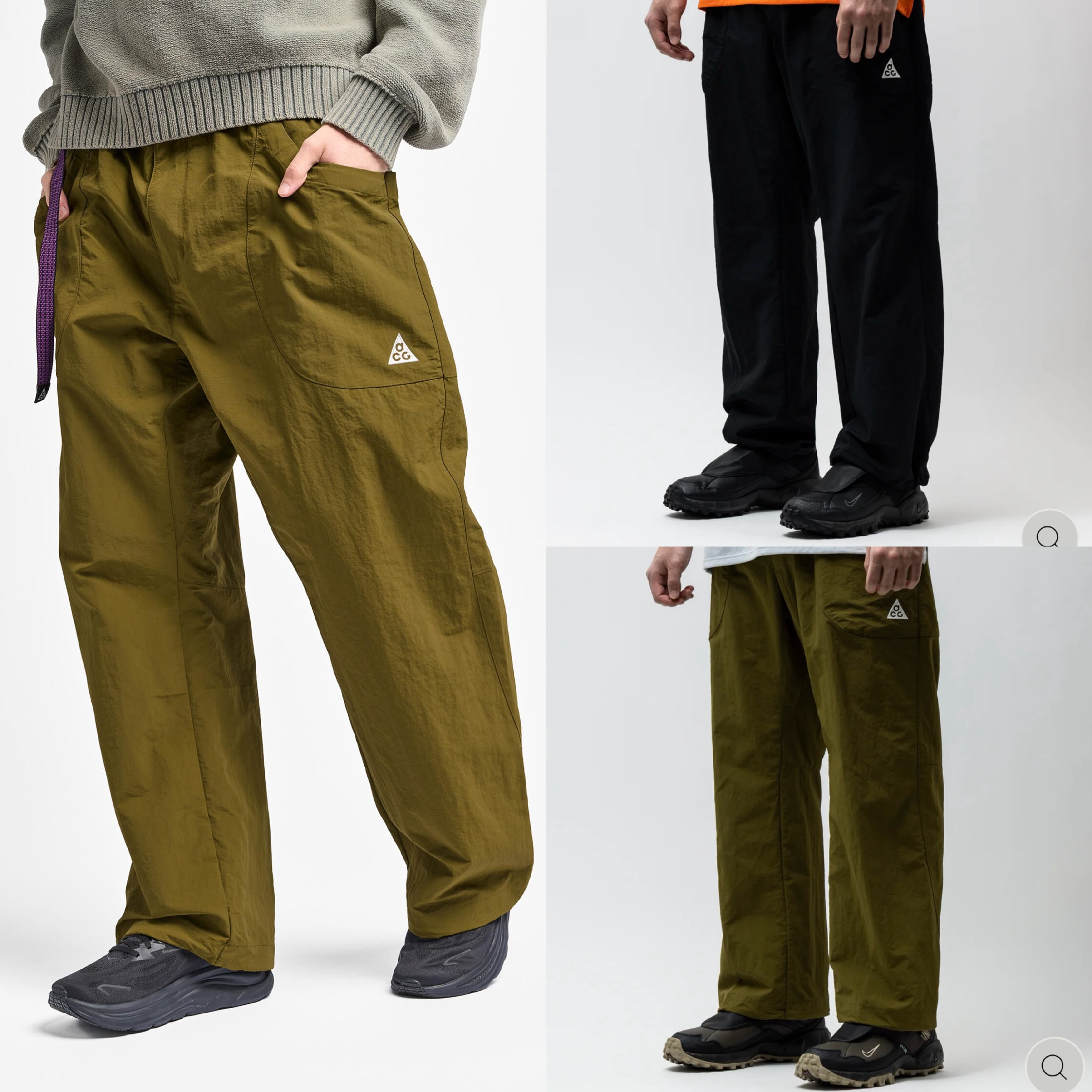 Nike ACG 户外机能徒步登山拒水宽松直筒运动休闲长裤 IF0914-010