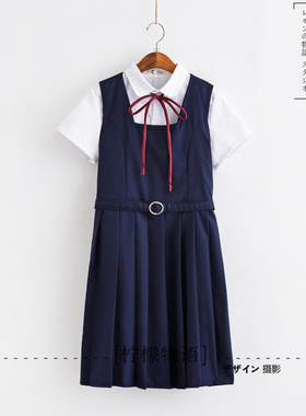 日本jk制服学生校服班服衬衫软妹裙樱花妹水手服连衣裙学院风套装