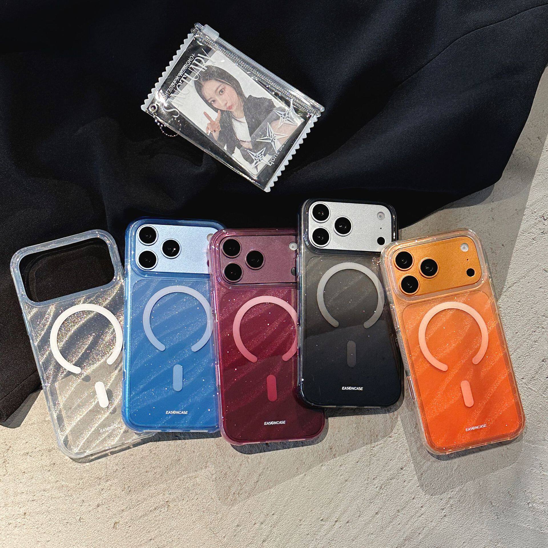适用苹果iphone18promax手机壳17pro磁吸十八PM摄像头不包不带镜头膜外壳硅胶软壳2026新款女款新品冰川蓝色
