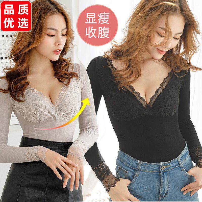 秋冬打底美体秋衣上衣女