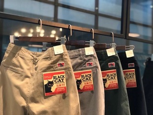 匠心牛裤 重磅斜纹纱卡~秋冬男士时尚百搭修身纯色直筒休闲裤3929