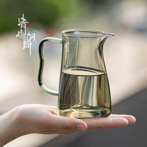 加厚玻璃分茶器功夫茶具公道杯高硼硅茶室耐热家用简约茶海均杯子