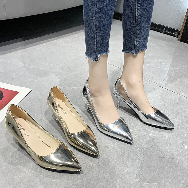 大码女鞋41一43高跟鞋女