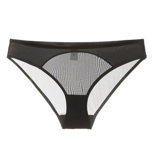 法式女性感内裤超薄透气色丁拼接网纱女士内裤纯棉裆部低腰三角裤