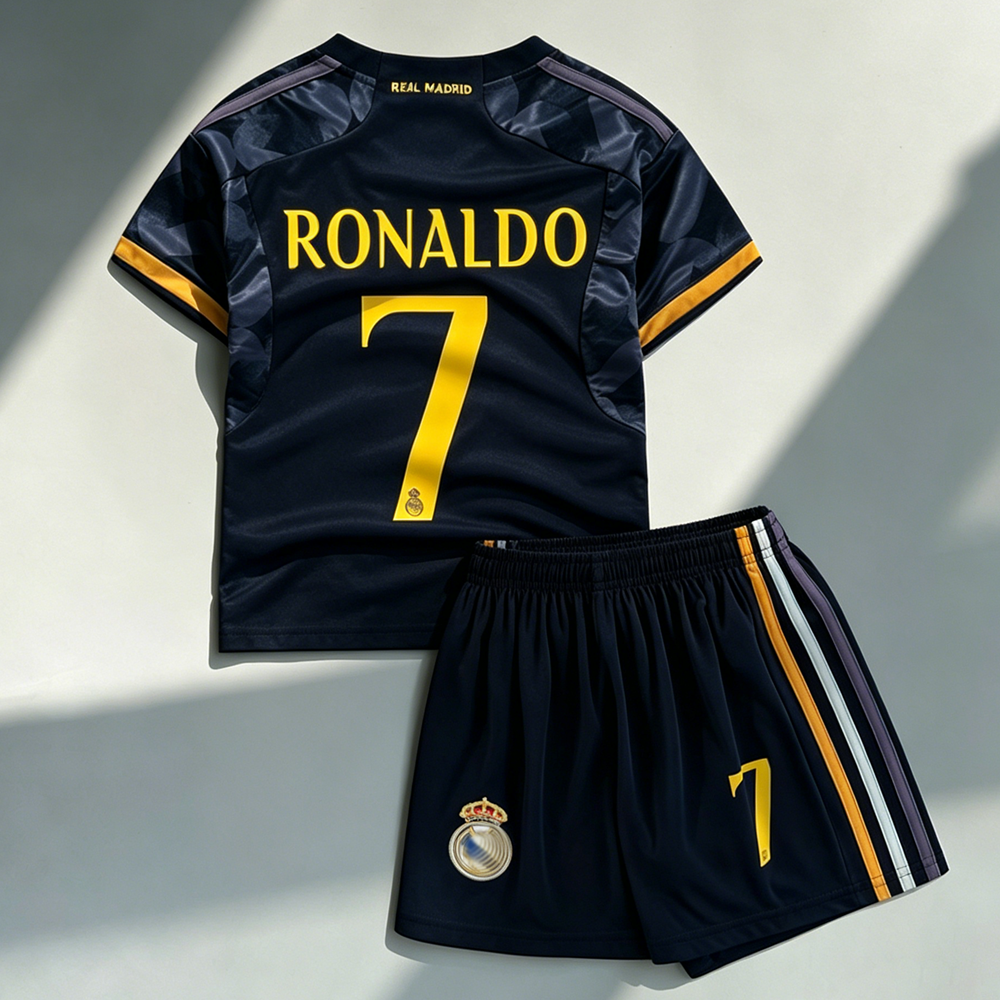 儿童成人皇马球衣莫德里奇速干足球服套装定制Real Madrid jersey