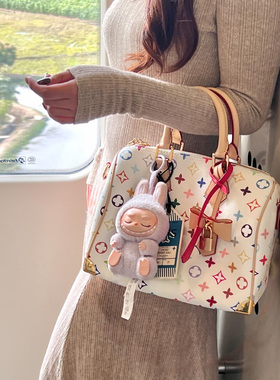 包包女式2025新款白三彩nano枕头包speedy25高级感百搭手提斜挎包