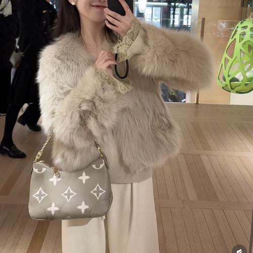 2026新款大象灰腋下百搭女包