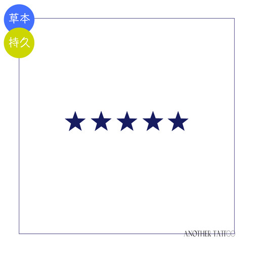 AnOtherTattoo草本纹身贴星星
