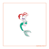 AnOther Tattoo彩色洋气卡通美人鱼公主纹身贴手臂买一送一防水