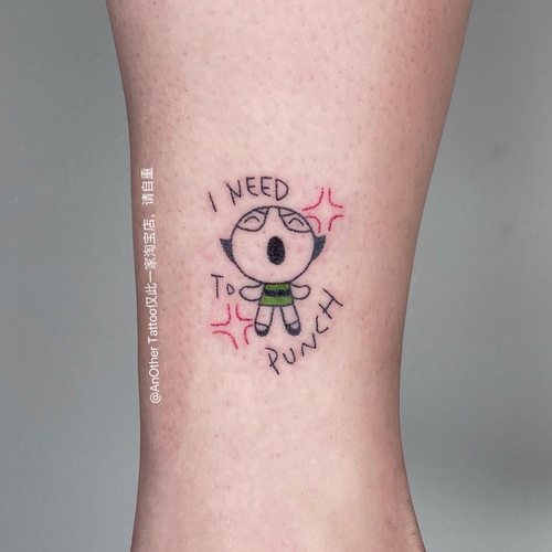 AnOtherTattoo纹身贴飞天小女警