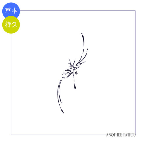 AnOtherTattoo草本纹身贴流星