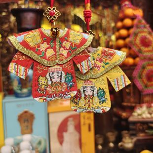 新款披风款香包妈祖香火袋小神衣汽车挂件香囊后视镜福袋挂饰礼品