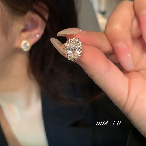 绝美小闪钻高级感小众耳钉
