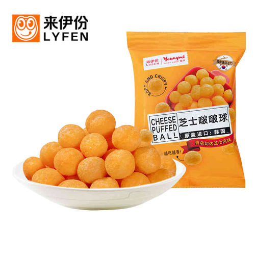 来伊份亚米芝士啵啵球40g*4包