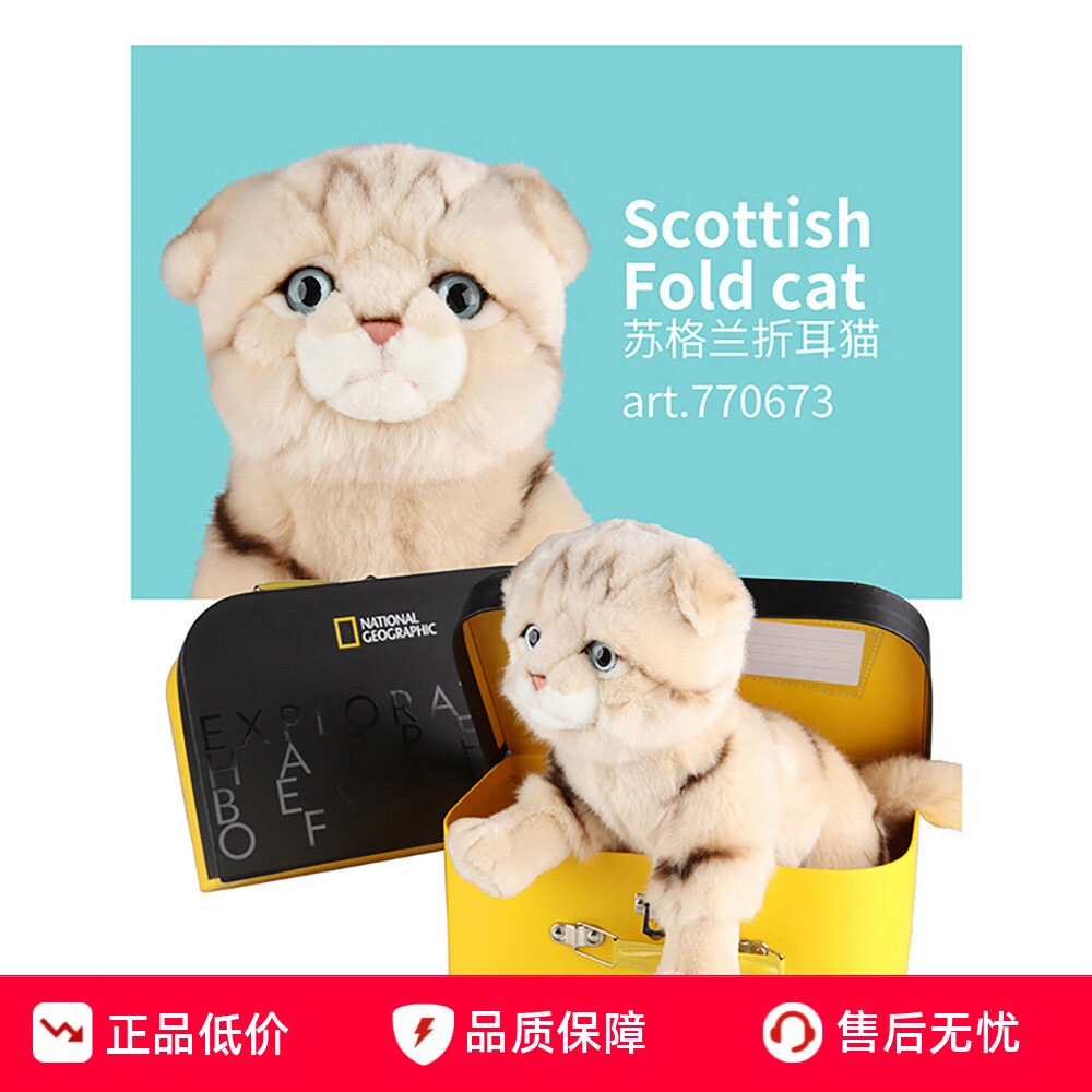仿真英国猫咪拉布拉多毛绒玩具
