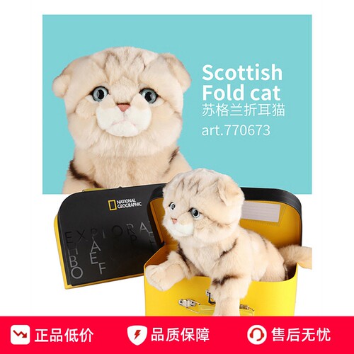 仿真英国猫咪拉布拉多毛绒玩具