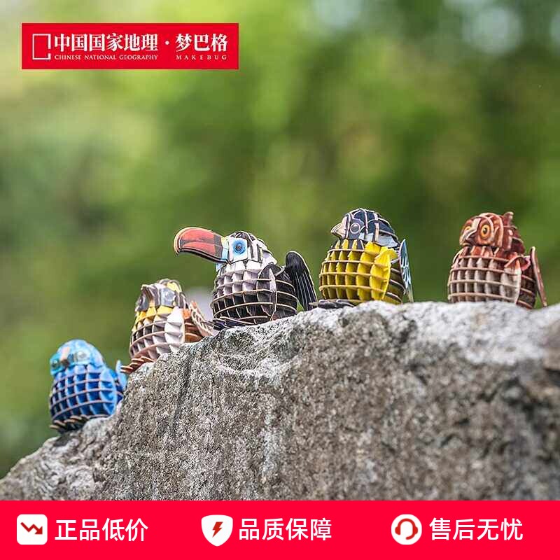 拼插立体纸质模型中国国家地理梦