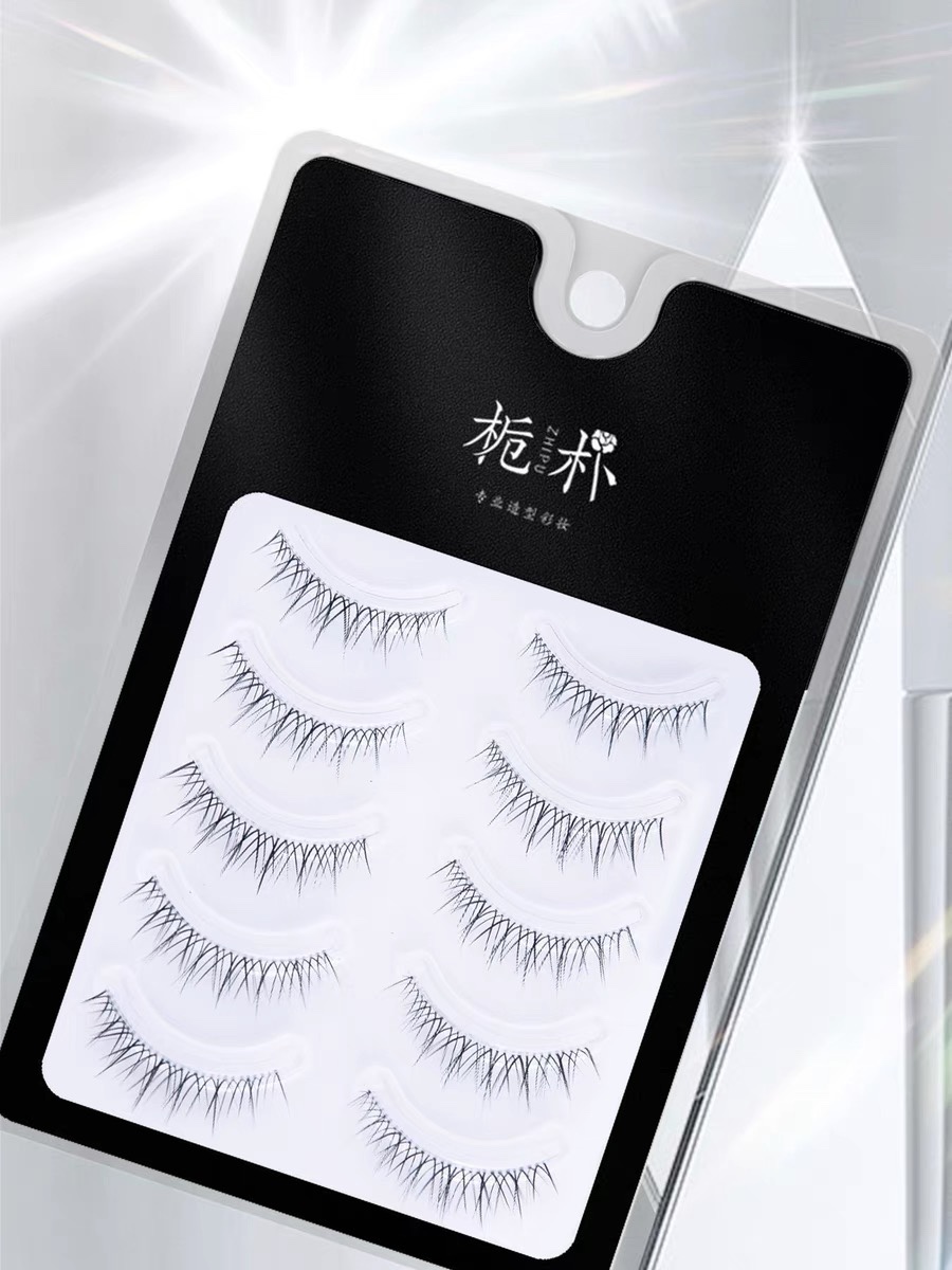 【栀朴】上睫毛l手勒鱼线梗进口高品质l柔软纯手工-AB15