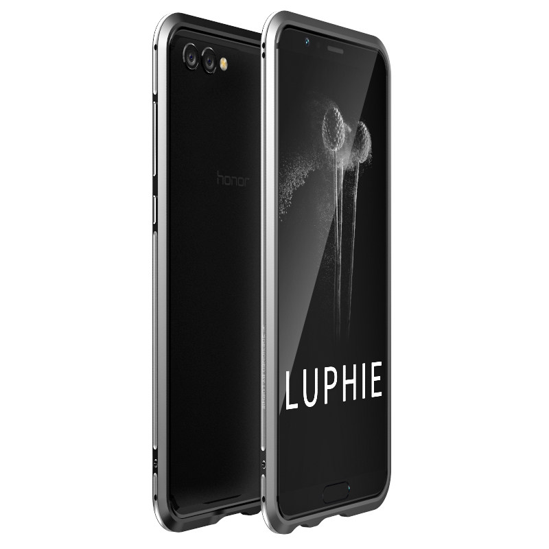 Luphie Bicolor Blade Sword Slim Light Aluminum Bumper Metal Shell Case for Huawei Honor V10