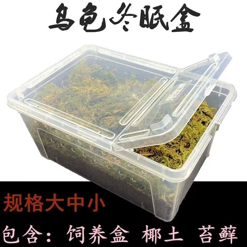 乌龟冬眠用品龟冬眠箱乌龟冬眠椰土苔藓过冬用品全套过冬保温箱窝