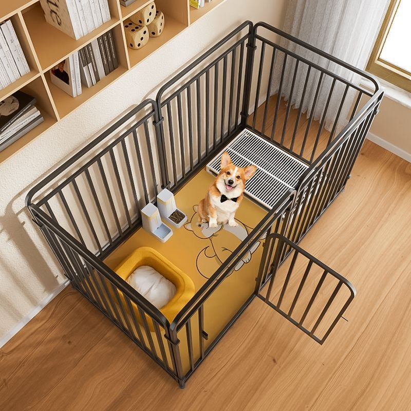 宠物狗狗围栏室内狗笼子大中小型犬栅栏柯基专用狗窝一室一厅一卫