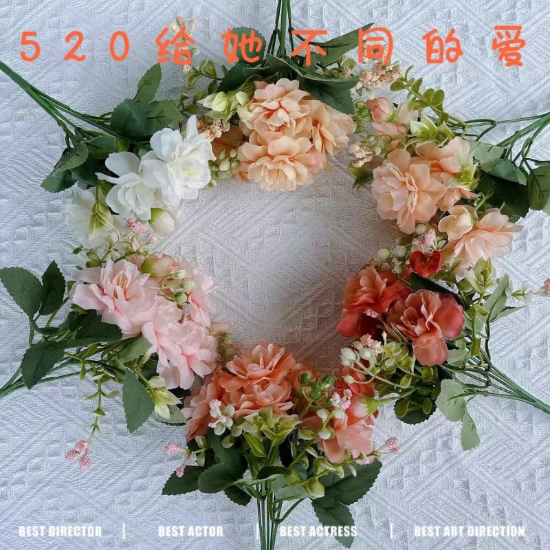 ins风仿真樱花假花房间客厅装饰花束婚庆绢花摄影拍照花摆设插花