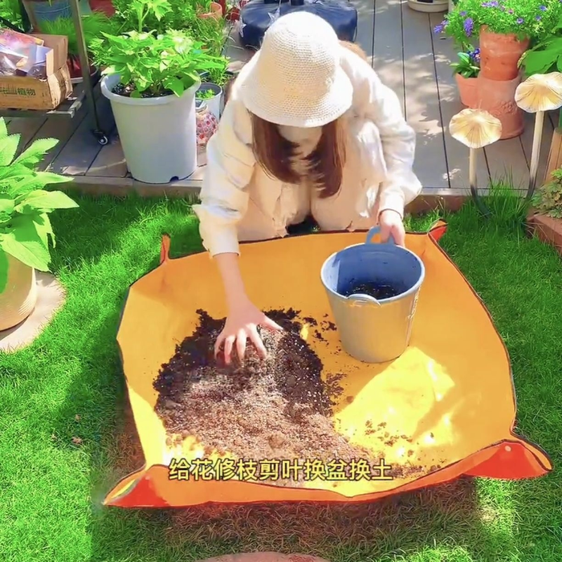 换土垫PE园艺地垫花盆换盆土垫家庭多肉工具种花养花栽花垫子防水,收纳整理,橱柜收纳筐,淘宝优惠券,粉丝福利购,淘宝优惠卷