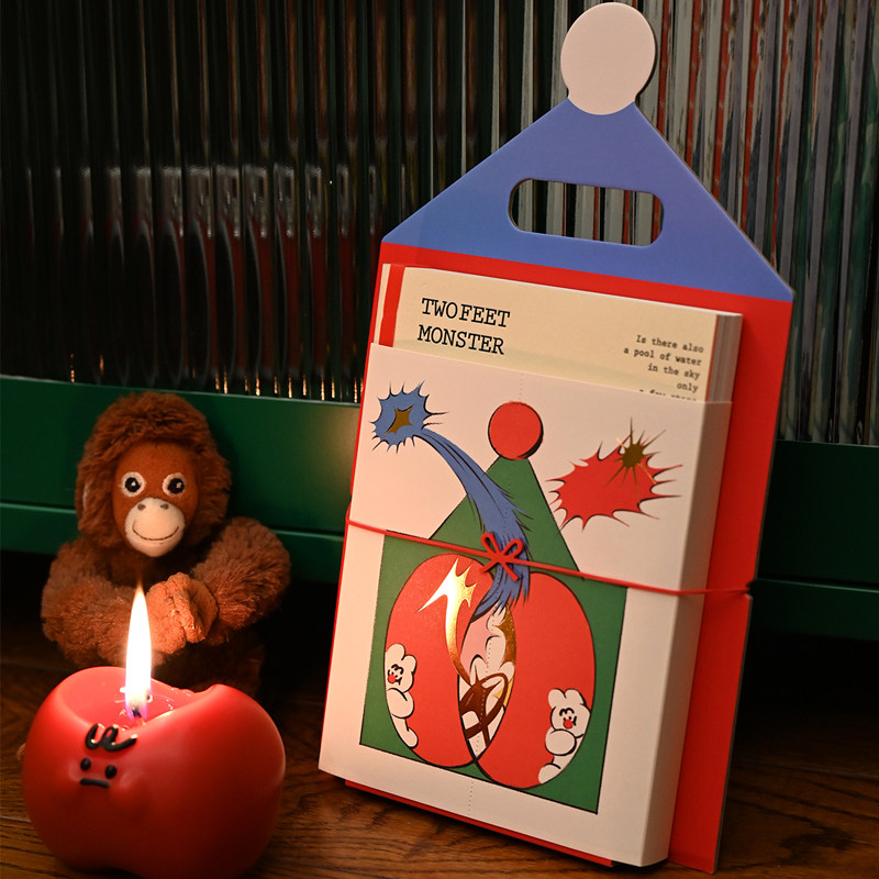 「两脚怪|五周年本子」原创手账日程精致可爱少女帐圣诞新年礼物,文具电教/文化用品/商务用品,笔记本/记事本,淘宝优惠券,粉丝福利购,淘宝优惠卷