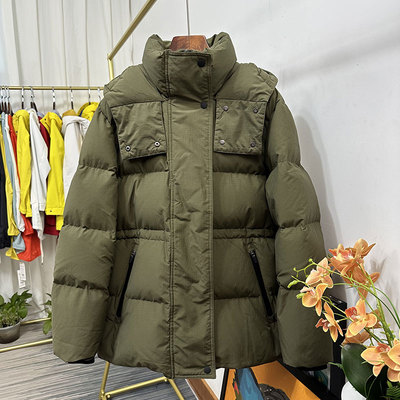 90白鹅绒2025冬新款连帽宽松茧型云朵泡芙羽绒服女中长款显瘦加厚