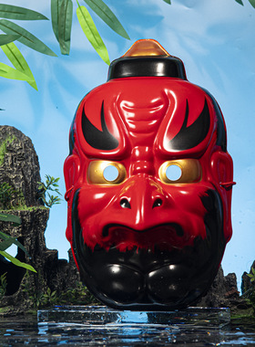 国潮鸟人分体乌鸦天狗日式般若鸟嘴人装扮成人男女面具万圣节