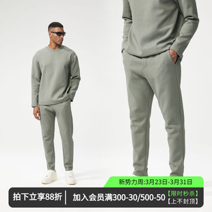 维特客秋冬加绒针织休闲运动长裤 6663 男保暖百搭通勤锥形跑步卫裤