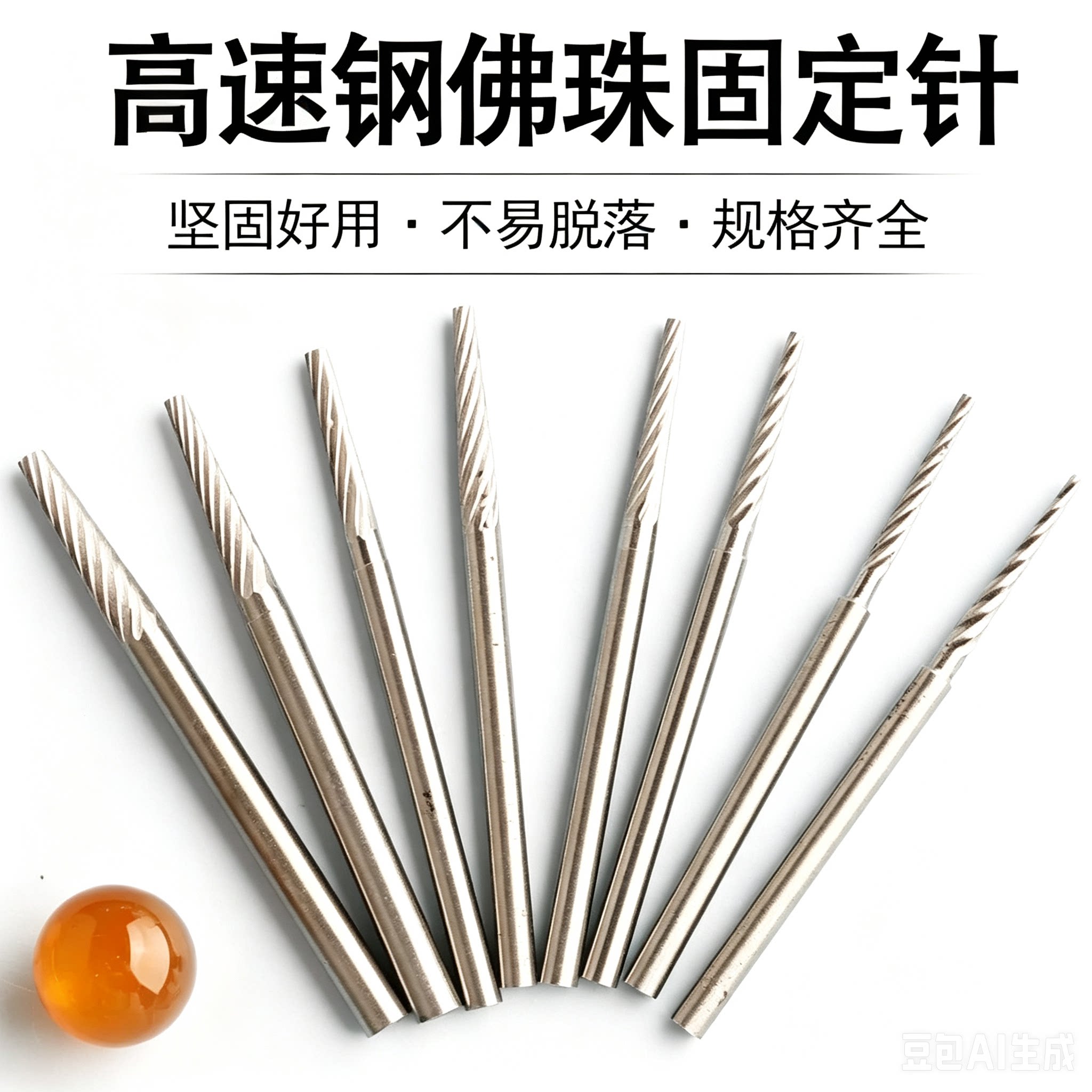 佛珠星月菩提抛光定珠定位轴