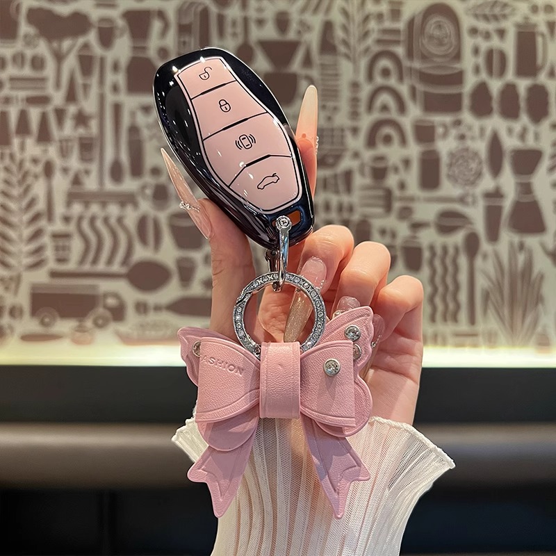 适用红旗钥匙套新款HS5/E-HS7/H9/H7/H5/EHS9HS3车包扣壳甜酷男女