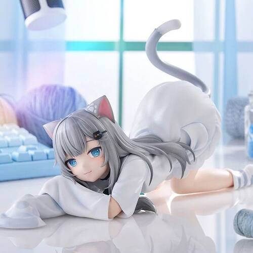 猫娘全款现货甘城猫猫压泡面趴姿手办模型车载摆件礼物