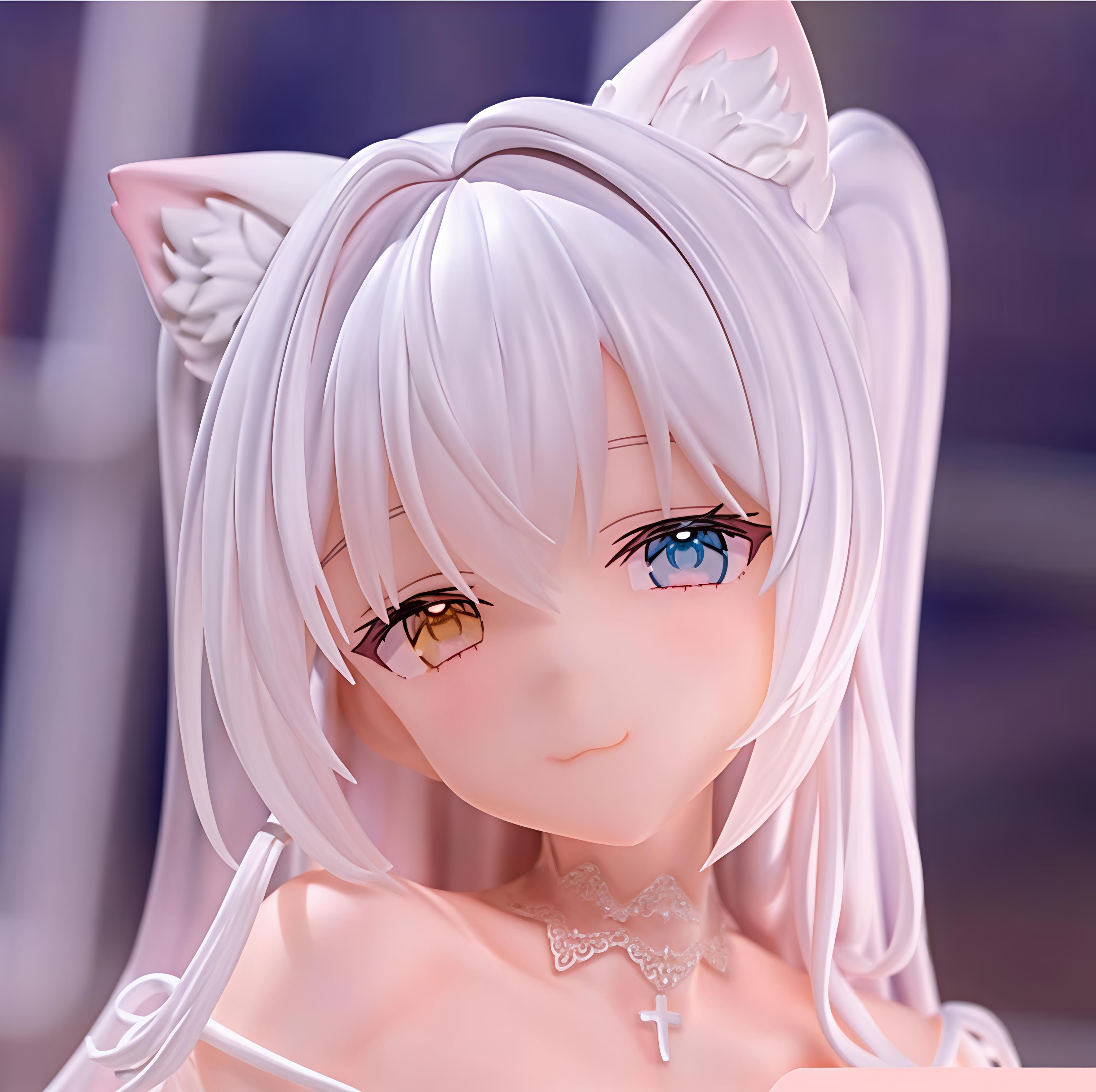 【现货全款】全款猫耳汉娜手办美少女二次元模型桌面机箱摆件礼物