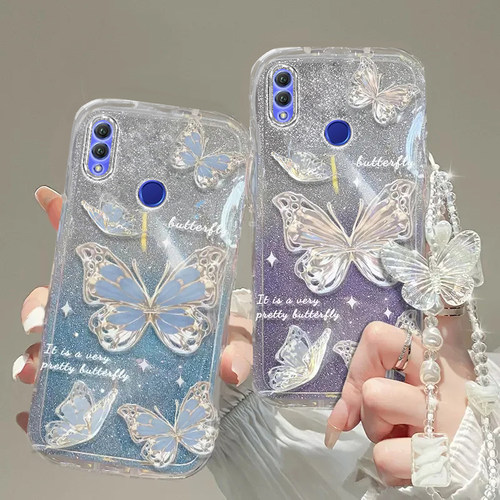 荣耀note10手机壳荣耀play 3透明play4蝴蝶5套6全包pro防摔T潮8奢华9高档C手链30闪粉100款40新50软60女honor