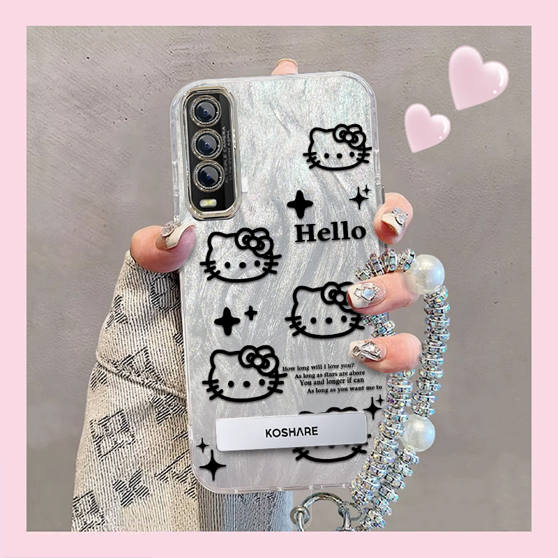 精孔kt猫iQOOU1X手机壳V2065A情侣全包防摔软高级男女可爱套外壳