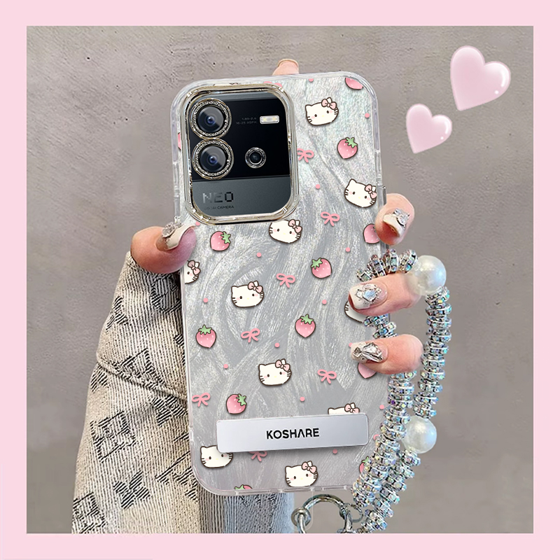 羽纱kt猫iQOONeo6SE手机壳V2199A情侣全包防摔高级男女可爱套外壳