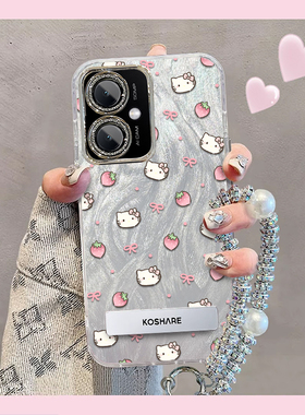 羽纱kt猫红米13R手机壳2311FRAFDC情侣全包防摔软男女可爱套外壳