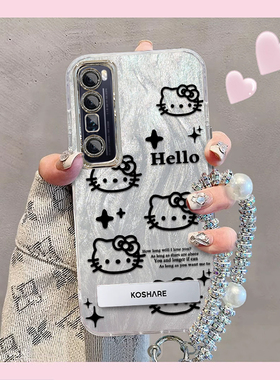 精孔kt猫华为nova7Pro手机壳JER-AN10情侣全包防摔男女可爱套外壳