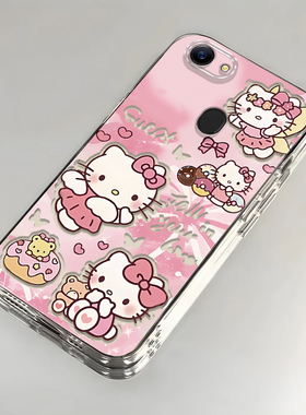 卡通kt猫OPPOA79k壳透明全包防摔薄软硅胶高级男女可爱套外壳