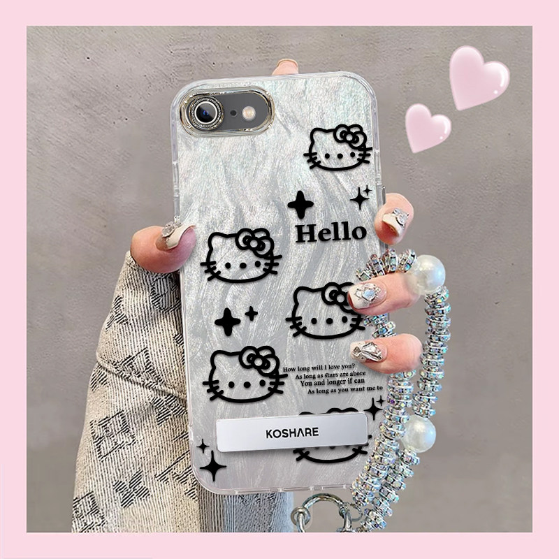 精孔kt猫苹果SE2手机壳iPhoneSE2情侣全包防摔高级男女可爱套外壳