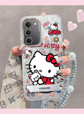 羽纱kt猫realme真我V60Pro手机壳RMX3953情侣全包防摔可爱套外壳