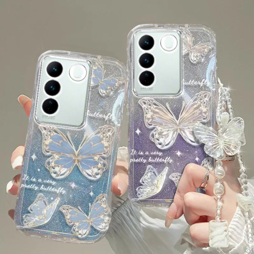 vivo s16手机壳s9透明s7软s5套s1全包s6防摔pro潮e奢华s10高档s12蝴蝶s15手链s17闪粉s18男s19女vivos16新T