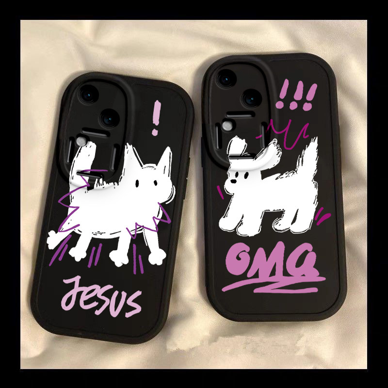 vivo s18/s18pro手机壳硅胶新款高档卡通s18/s18pro可爱全包套保护套软惊吓猫狗