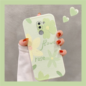 华为荣耀畅玩6X手机壳闺蜜小花油画可爱创意全包潮牌清新BLN-AL10
